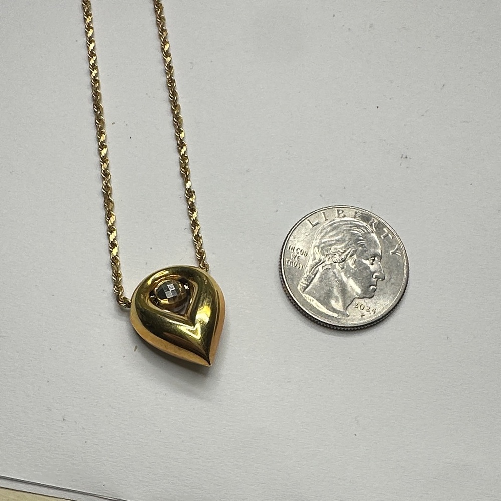 Vintage Teardrop Pendant Necklace
